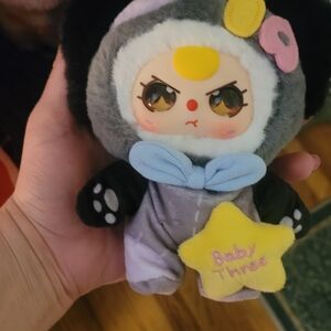 Brand New Cute Vinyl Plush Baby Three Nitey